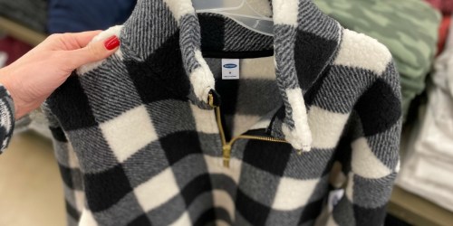 Old Navy Sherpa Pullovers $10 Shipped (Regularly $45) | Cyber Monday Savings