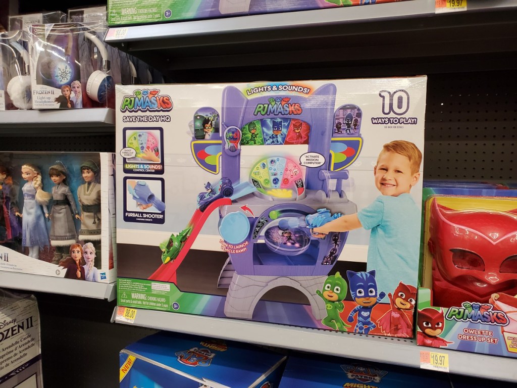 pj masks on store shelf