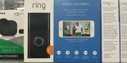 Ring Wi-Fi Smart Video Doorbell Only $79.99 Shipped (Regularly $150) + FREE Echo Dot