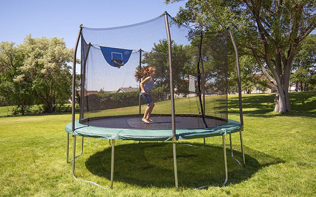 girl jumping on Skywalker Trampoline