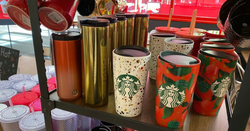 Starbucks holiday drinkware