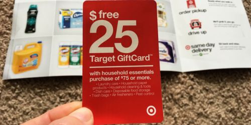 Possible FREE $25 Target Gift Card w/ $75 Household Purchase Coupon (Check Your Mailbox)