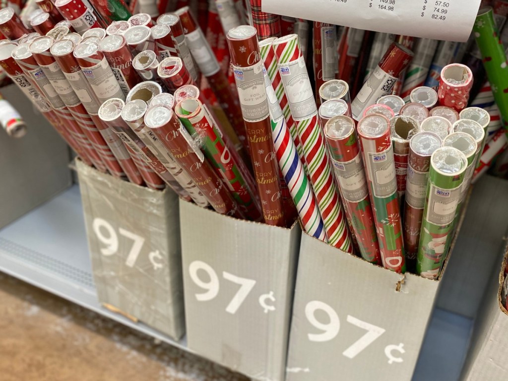 Holiday Time Gift Wrap at Walmart 