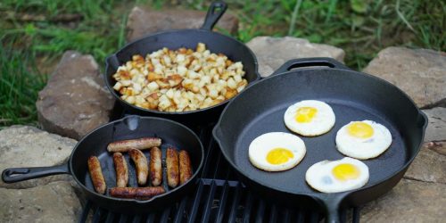 Ozark Trail Cast Iron Skillet 3-Piece Set Only $14.88 on Walmart.com (Regularly $30)