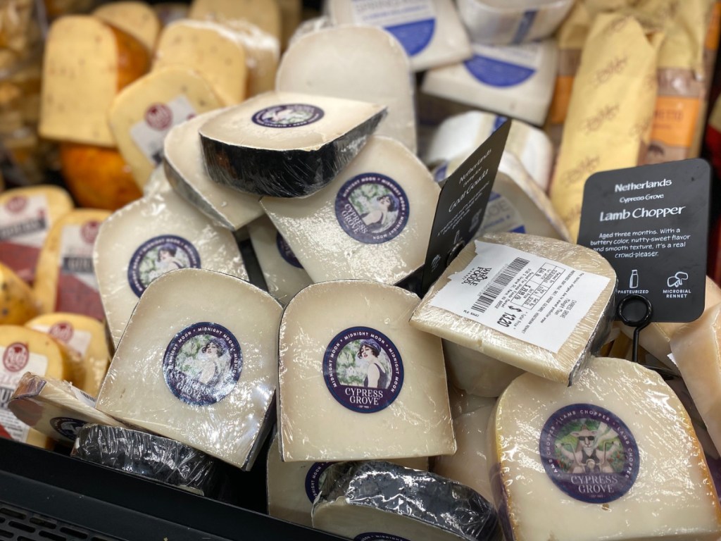 cypress grove cheese in dairy case at whole foods