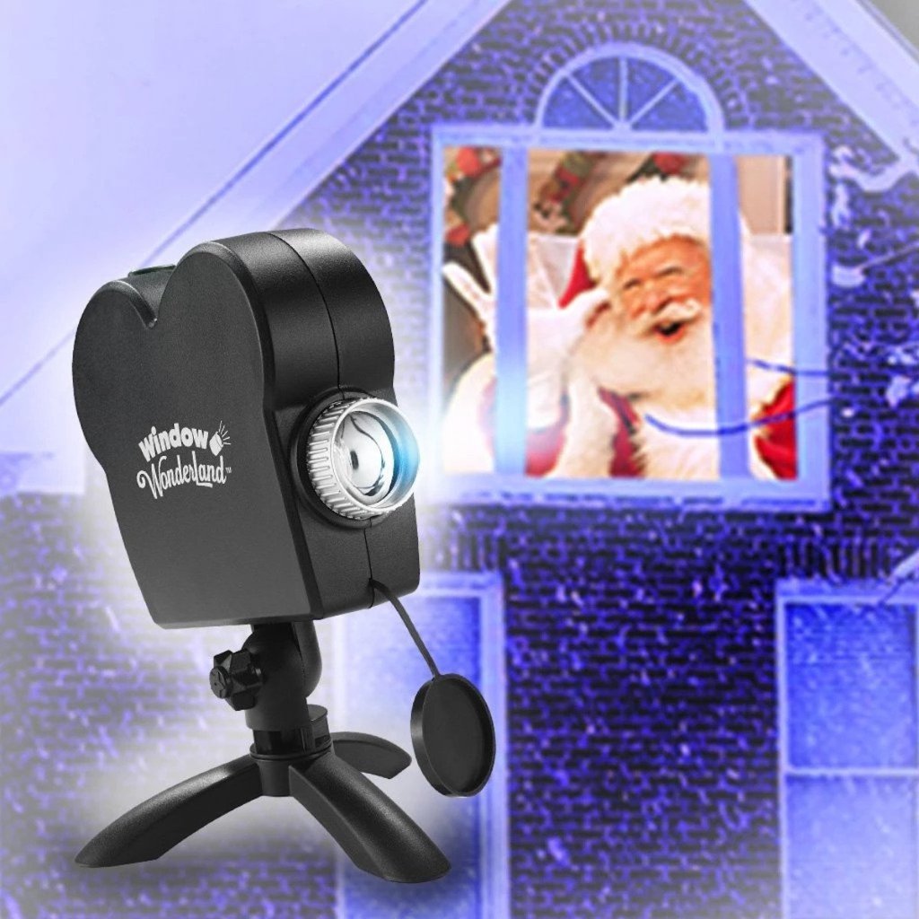 Window Wonderland As Seen on TV LED Pattern Light Projector with santa in the window