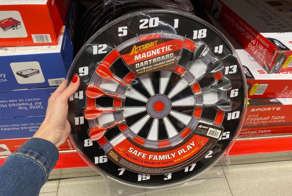 magnetic dart board at ALDI