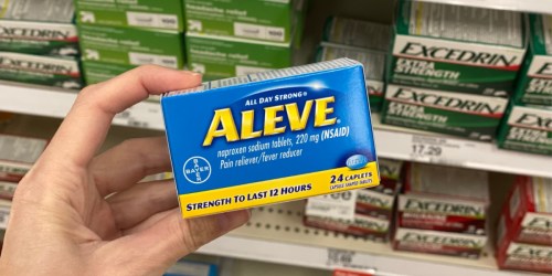 Aleve 24ct Pain Reliever Only 65¢ at Target (Regularly $3.79)