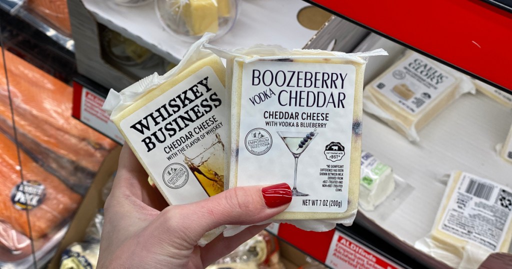 liquor-infused cheese