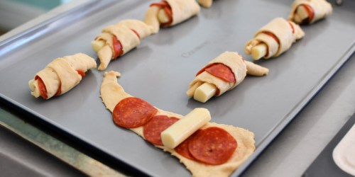 Bake 3-Ingredient Pizza Crescent Rolls as an Easy Snack or Meal!