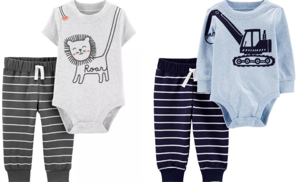 lion and tractor 2-piece sets