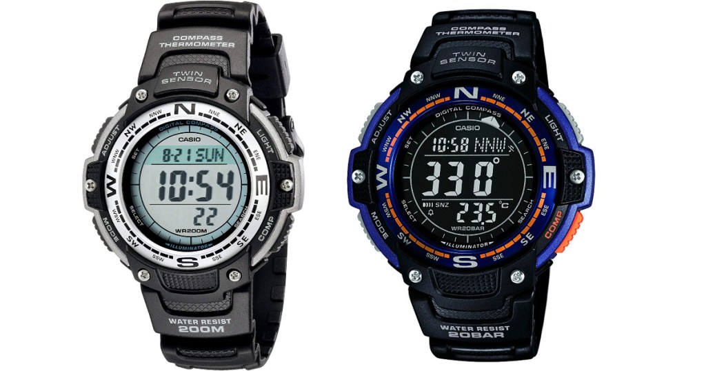 two casio mens watches