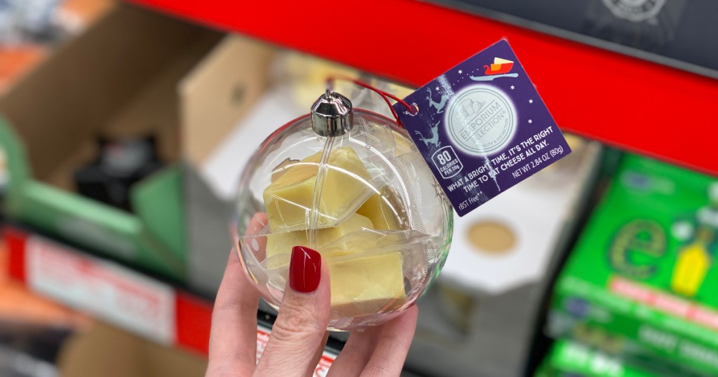 Cheese ornament at ALDI