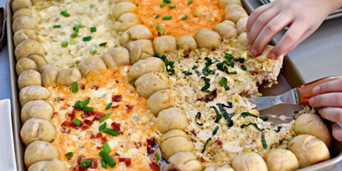 Serve 4 Different Cheese Dips on 1 Sheet Pan – Fun Appetizer Idea!