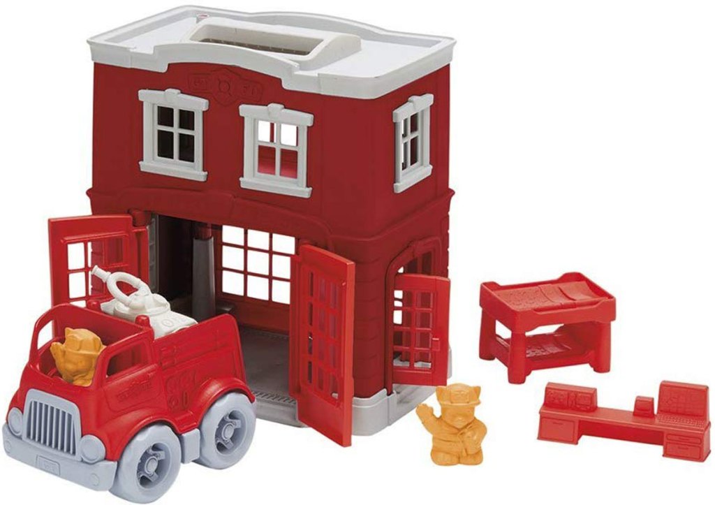 Green Toys Firestation Set stock image