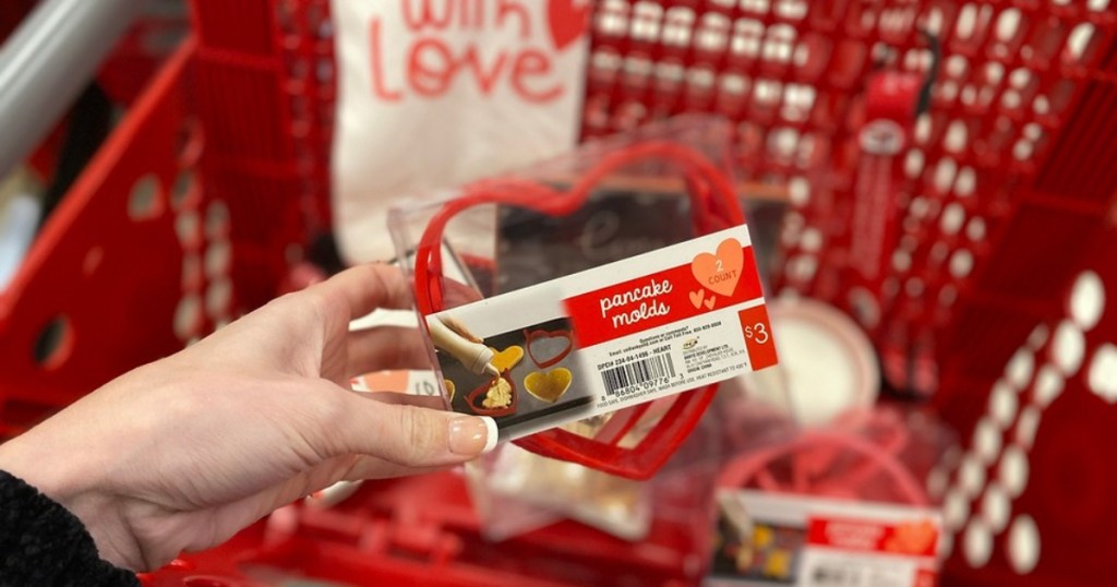 Heart pancake molds at Target