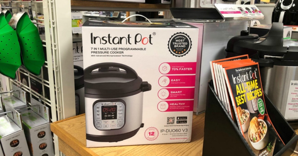 instant pot on shelf at kohls