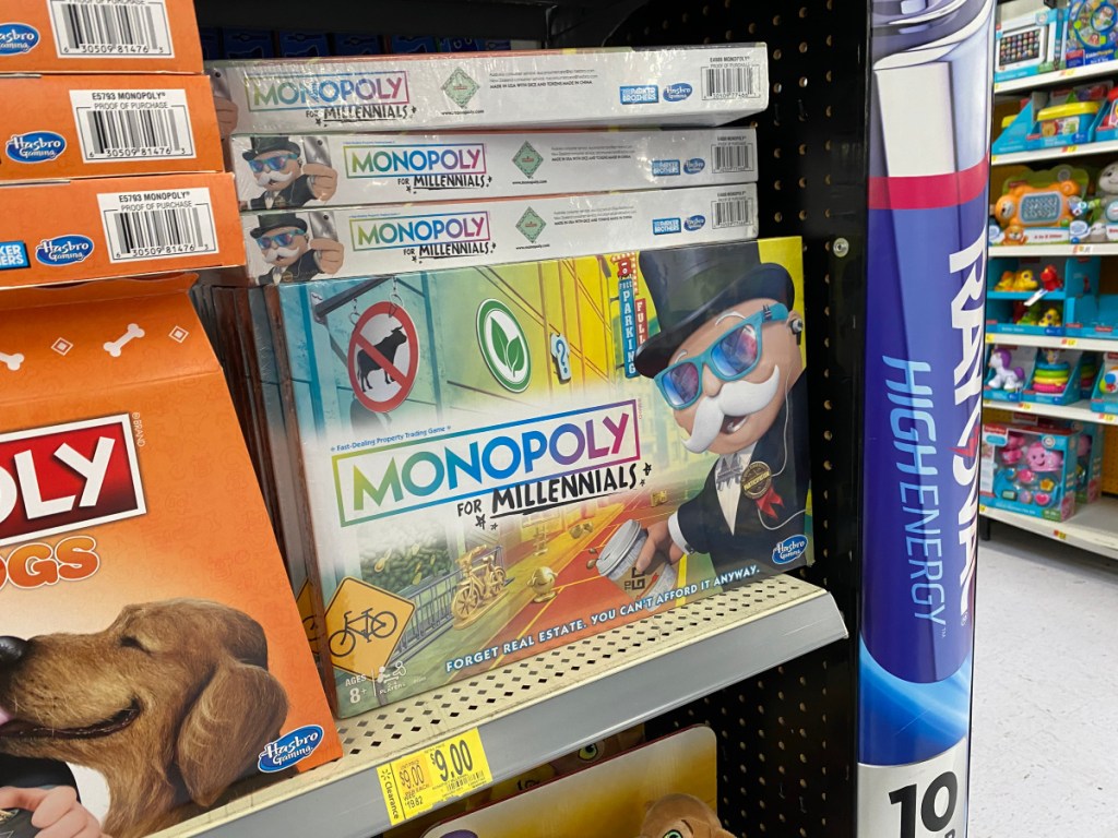 monopoly millennials game in store