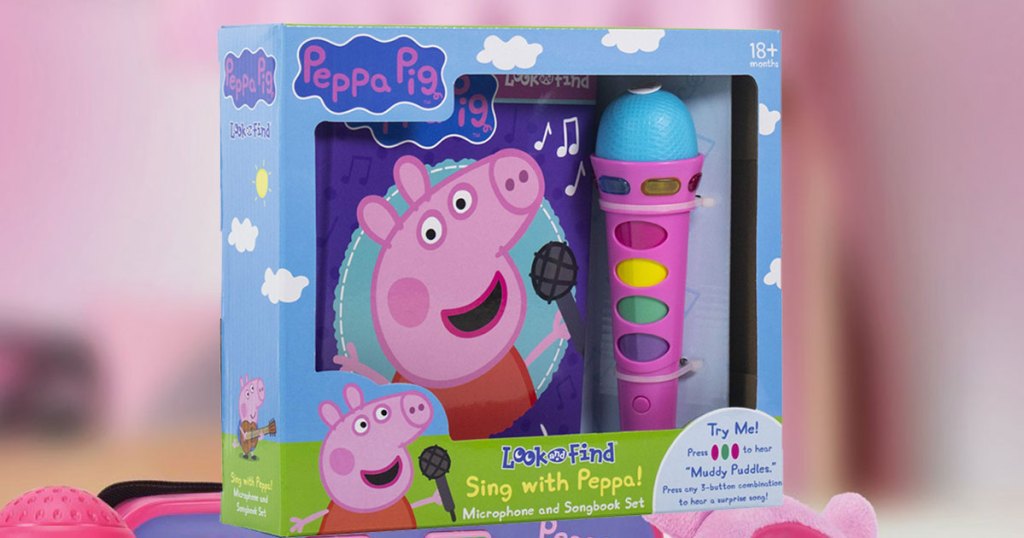 stock image Peppa Pig Sing with Peppa! Microphone and Look and Find Sound Activity Book Set