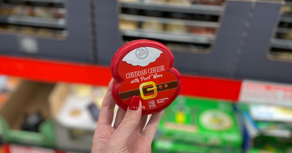 Port Wine Christmas Cheddar Cheese at ALDI