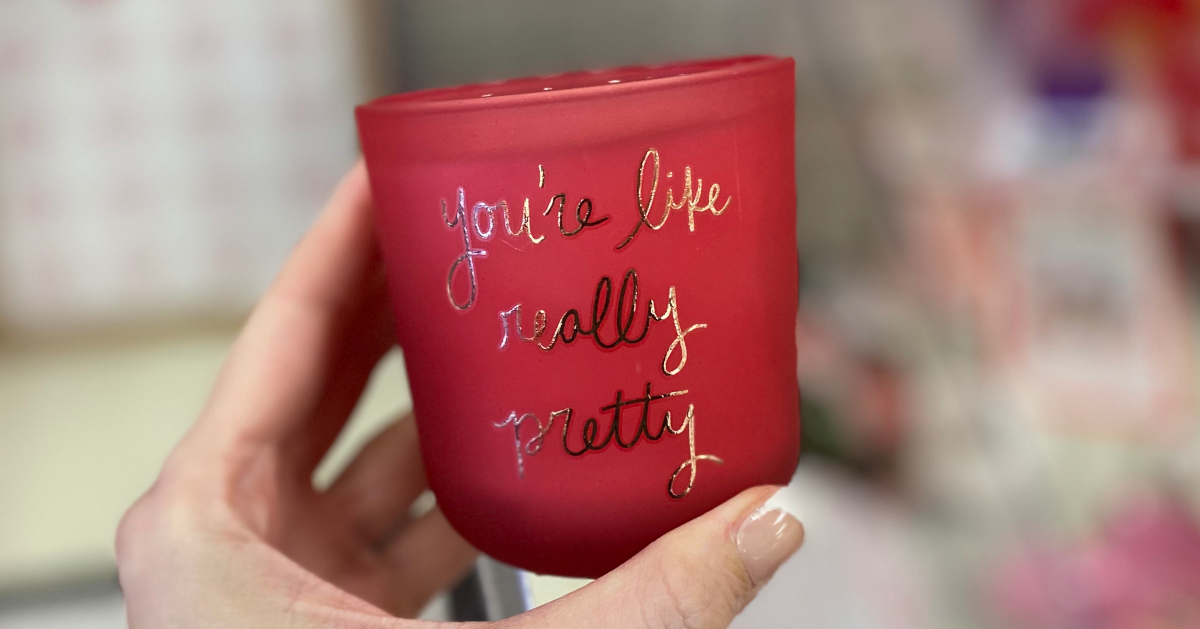 "You're Like Really Pretty" candle