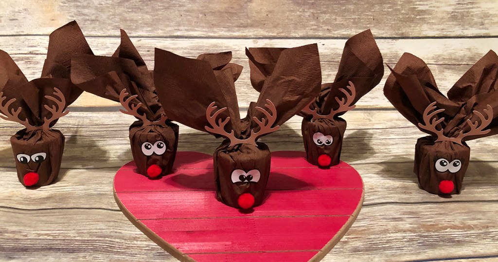 Reindeer Playdough gifts