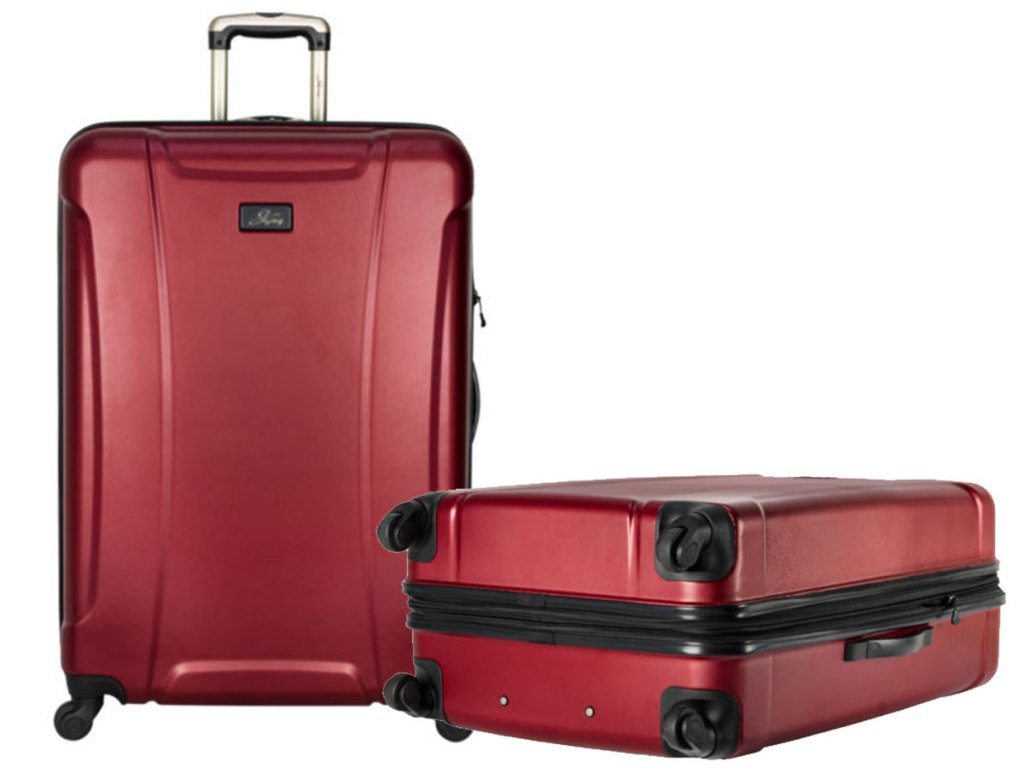 Skyway Chesapeake 2.0 28" Hardside Spinner Luggage stock image in red