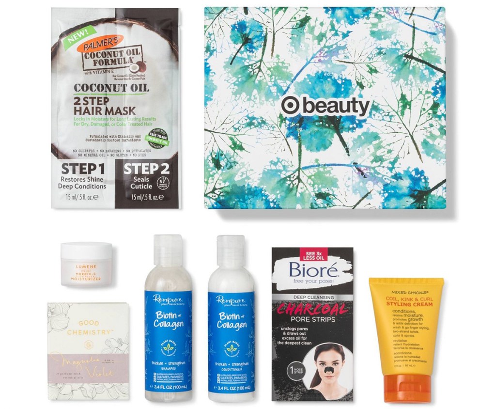 Target December Beauty Box contents