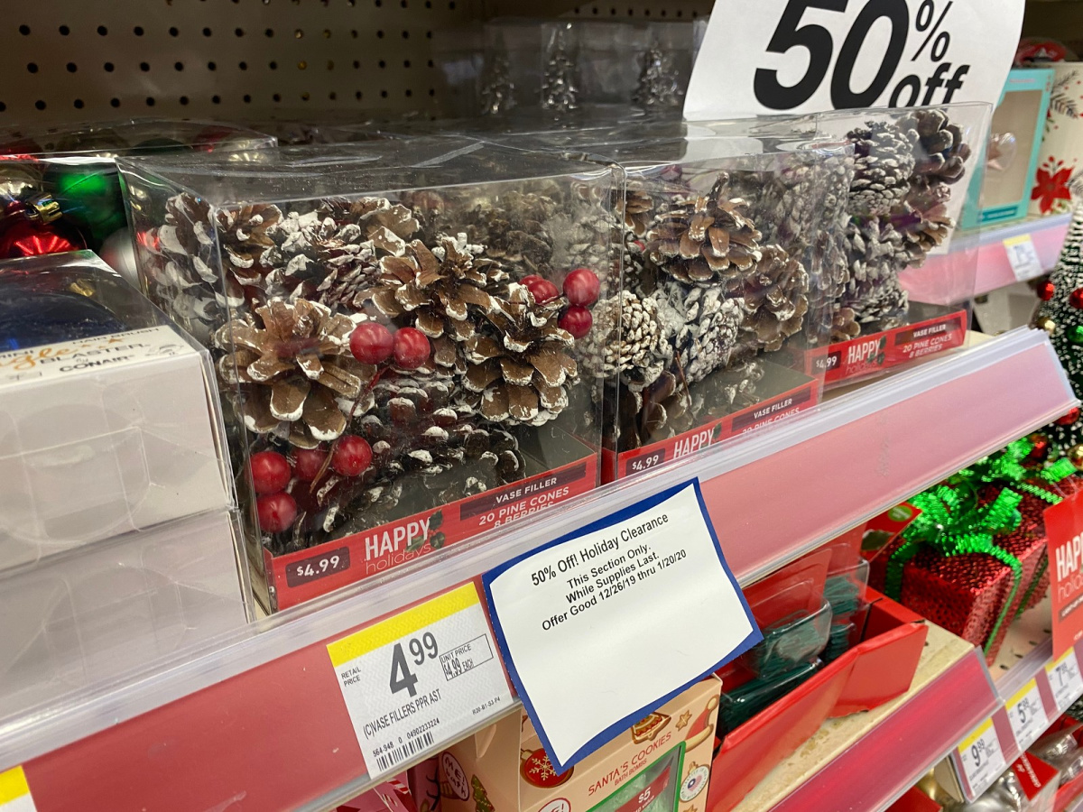 pine cones in a box