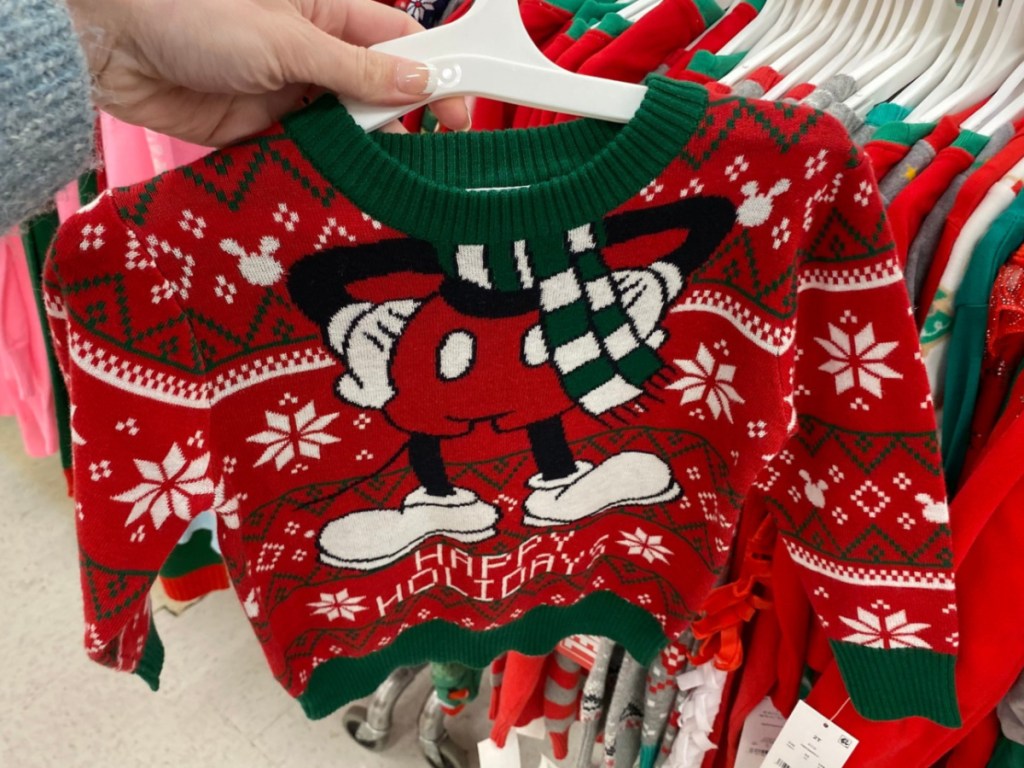 Mickey Mouse Holiday Sweater at Target 