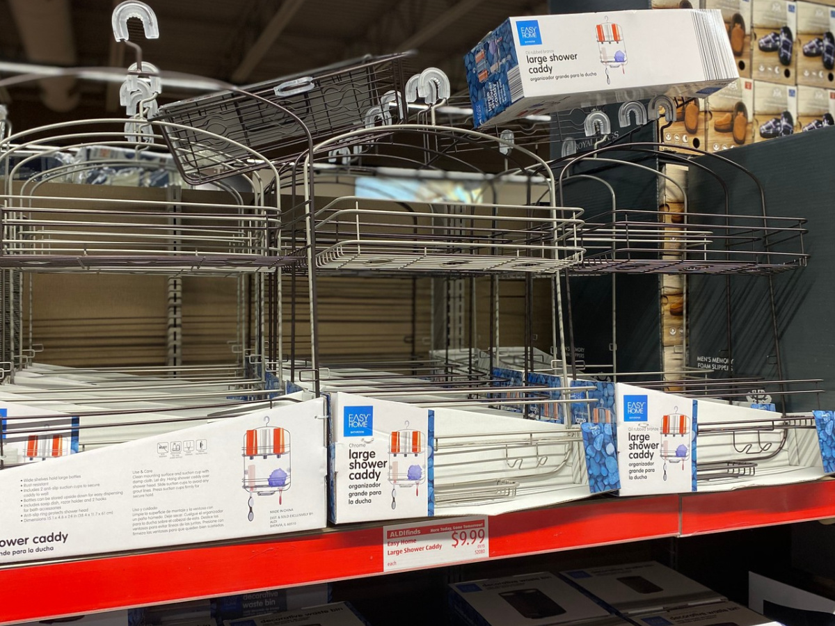 Easy Home Large Shower Caddy at Aldi 