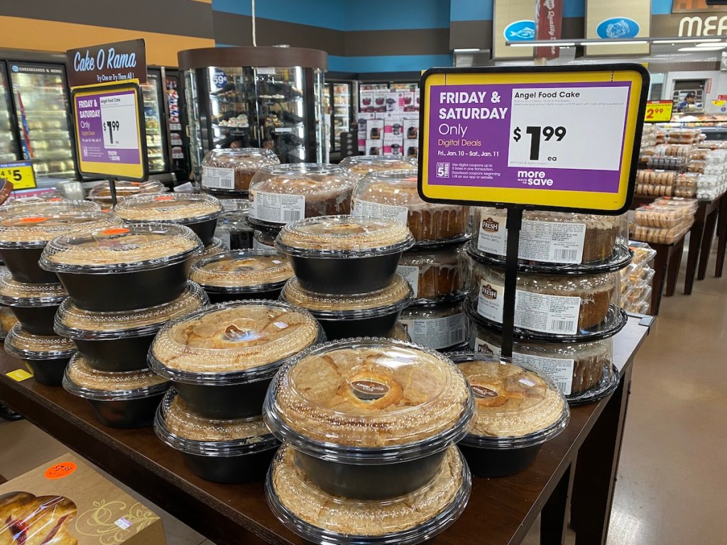 Angel Food Cake at Kroger