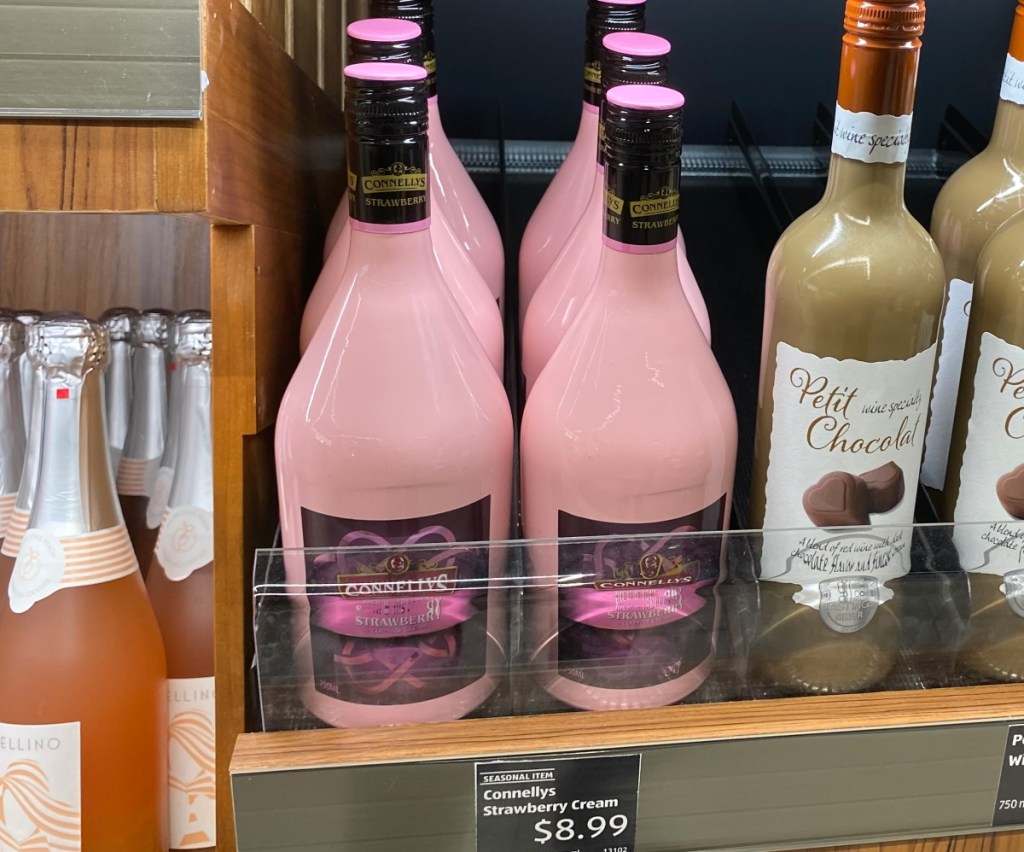 Connelly's Strawberry Cream Liqueur at ALDI