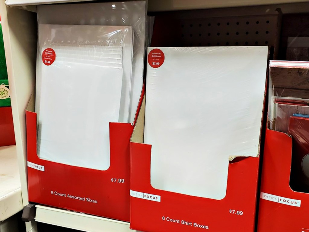 Holiday gift boxes at CVS