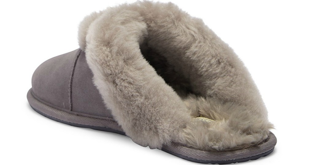 gray women's slipper