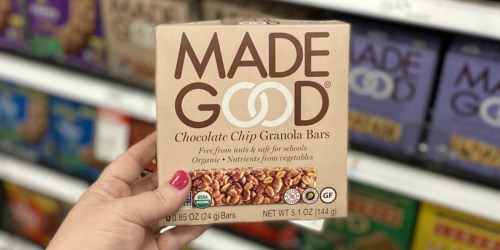 50% Off MadeGood Granola Bars at Target