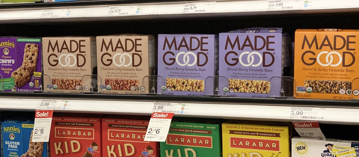 MadeGood Granola Bars at Target
