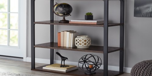 Mainstays 3-Shelf Metal Frame Bookcase Just $32.41 at Walmart.com (Regularly $69) + More