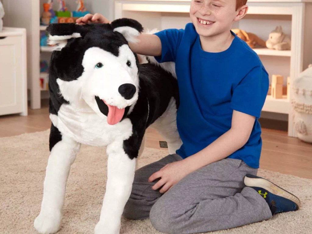 Melissa & Doug Stuffed Husky