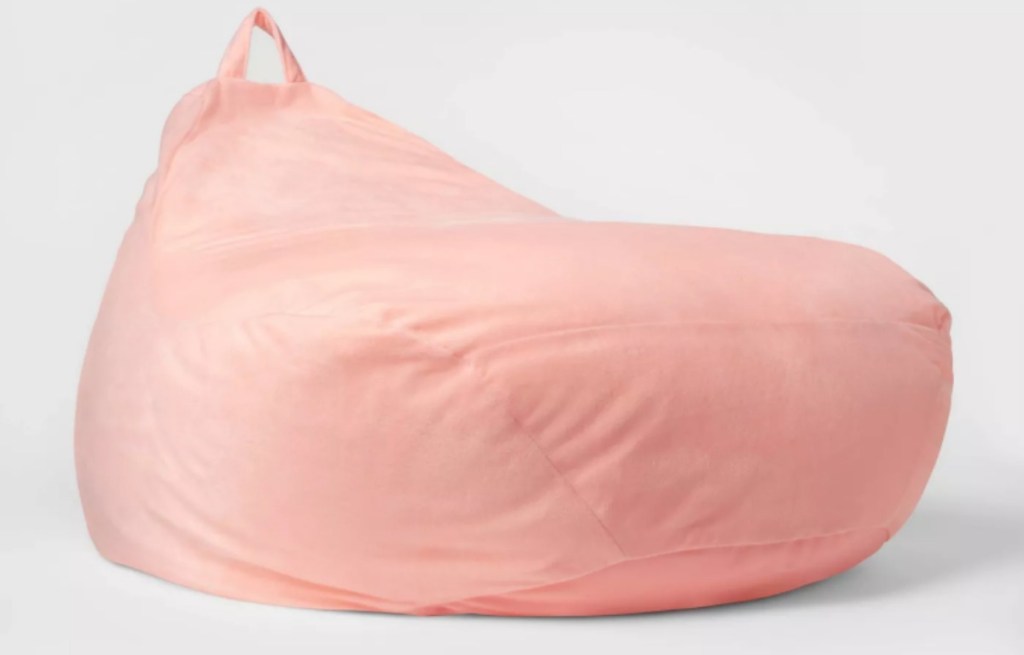 pink bean bag