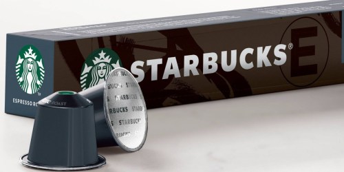 70 Starbucks Nespresso Espresso Roast Coffee Pods Only $43.48 After Target Gift Card