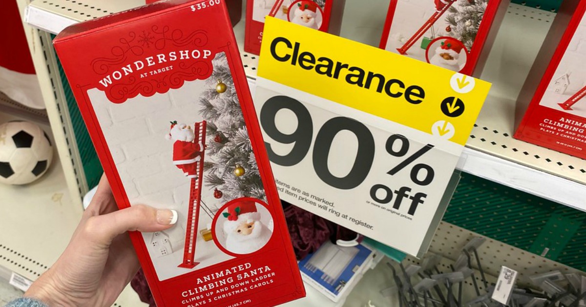 holiday clearance items at target