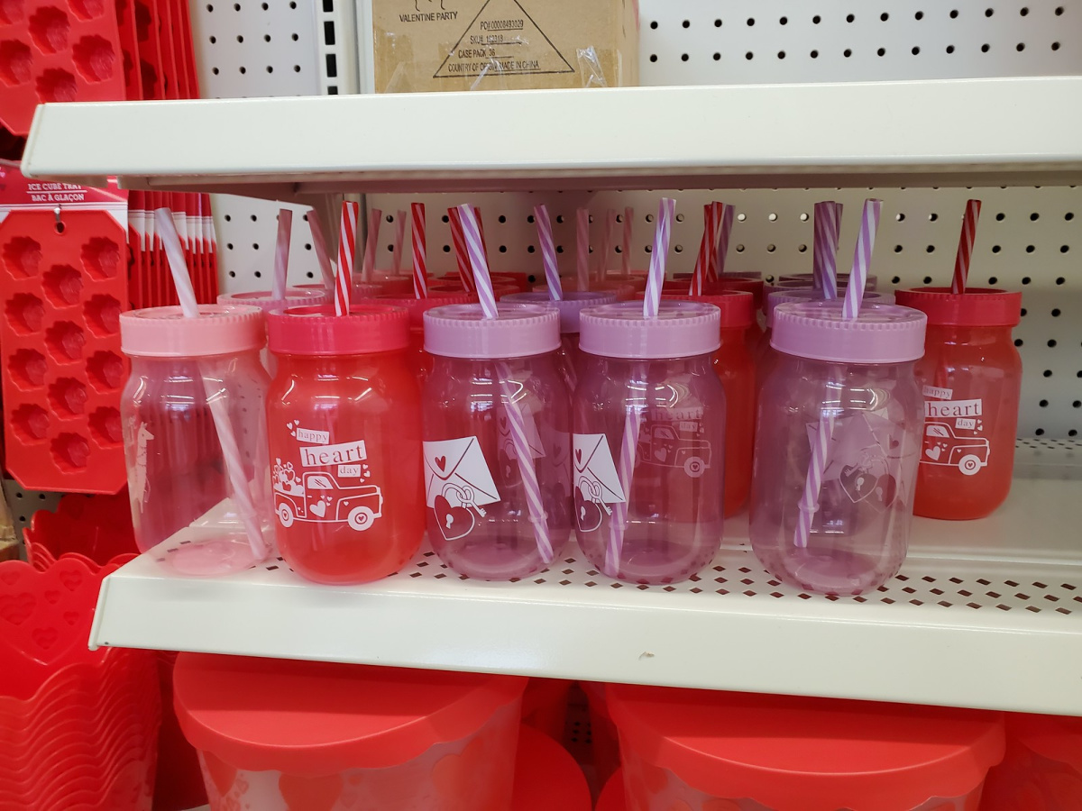 valentines day mason jars
