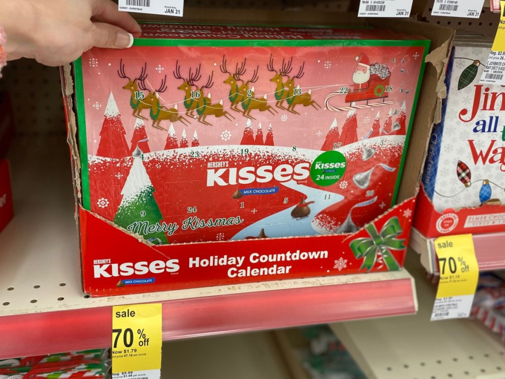 Hershey's Kisses Holiday Countdown Calendar
