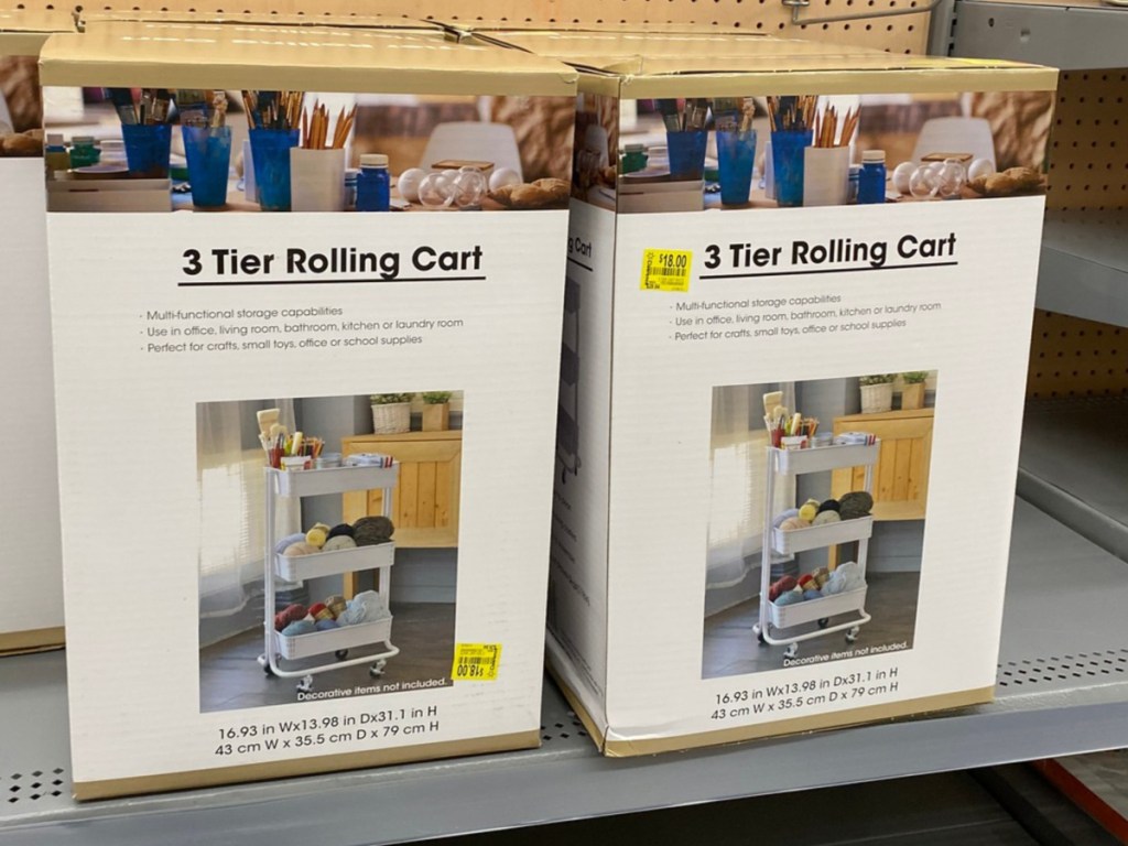 Walmart 3 tier rolling cart 