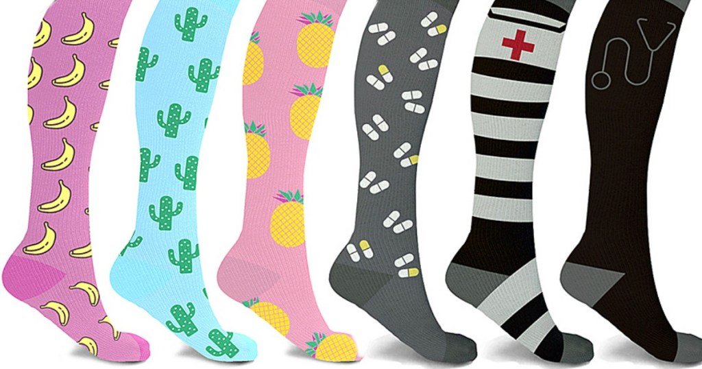 XTF CompressionSocks in a variety of patterns