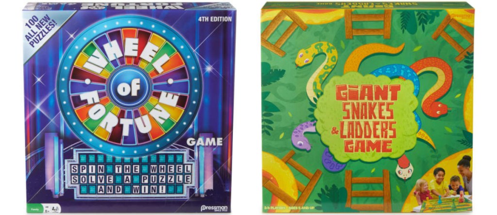 wheel of fortune and giant snakes game