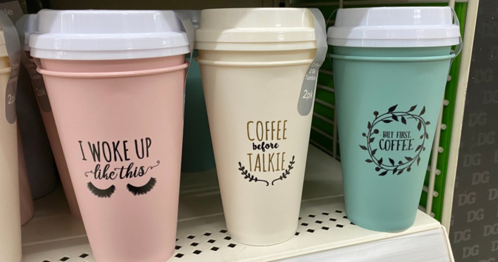 Dollar General Reusable Coffee Mugs