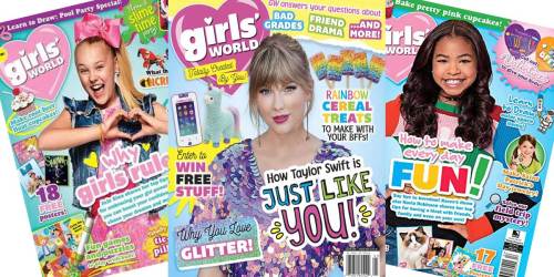 Girls’ World Magazine 1-Year Subscription Just $14.99 | Only $2.50 Per Issue