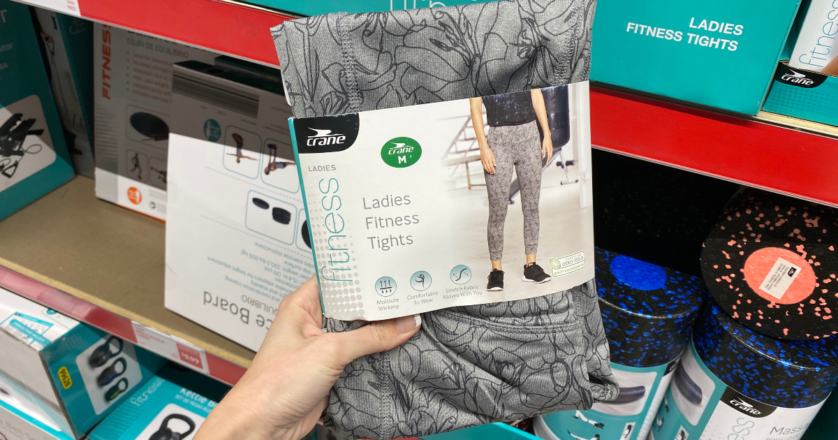 Ladies fitness tights at ALDI